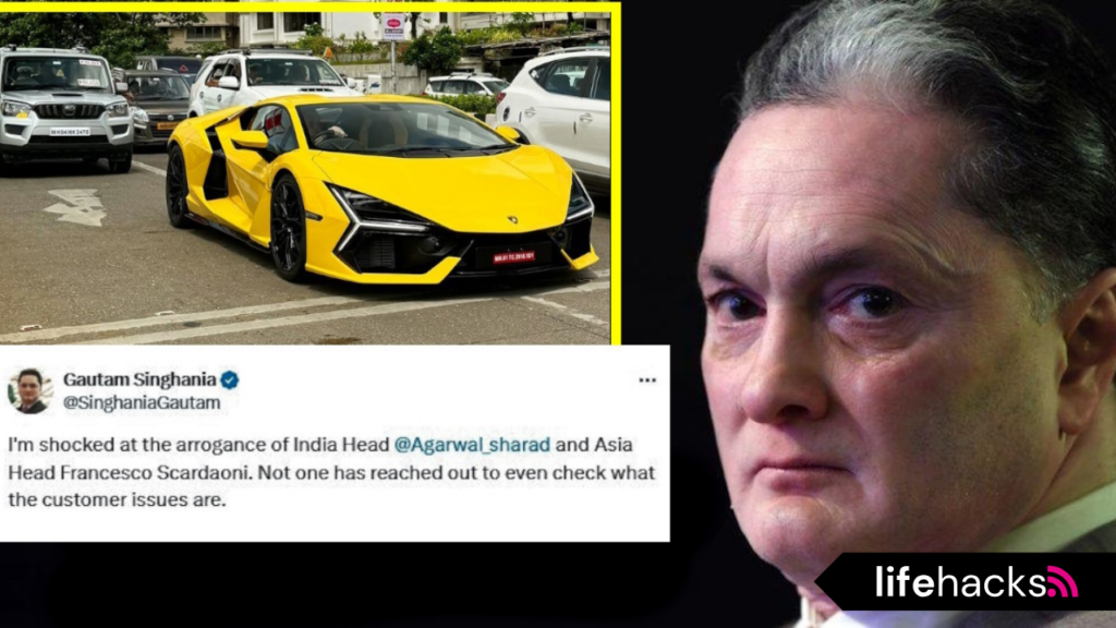 gautam singhania blasts lamborghini for not responding to customer complaints-lifehacks.eu.org